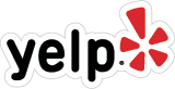 Yelp Logo with an Outline